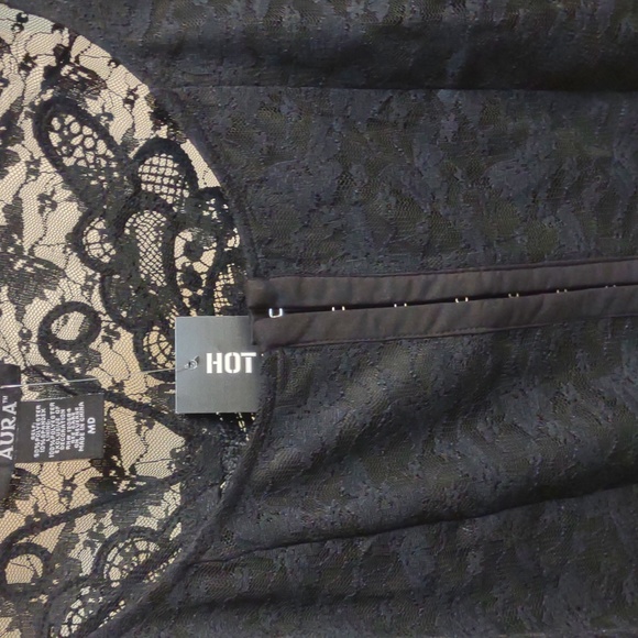 Butterfly Lace Bell Princess Sleeves Cropped Top Bustier close Party Shi… - Picture 4 of 16